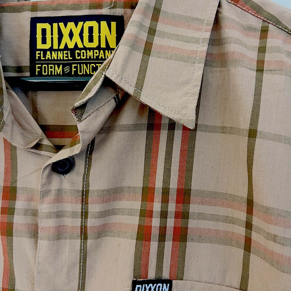 DIXXON Flannel Company Shirt Sleeve Button Down, XL, LNWT
